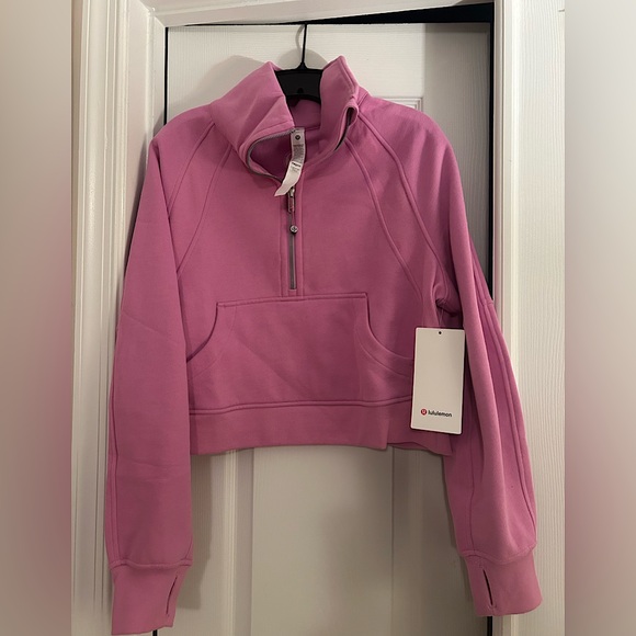 Lululemon Scuba Oversized Funnelneck top - pink, XS/S - Picture 1 of 7